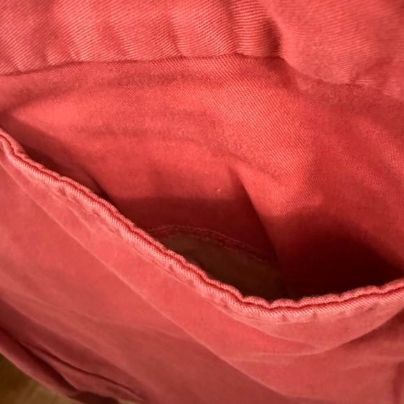 Ann Taylor Loft Mid-Rise Cropped Coral Red Size 6 - Picture 2 of 5